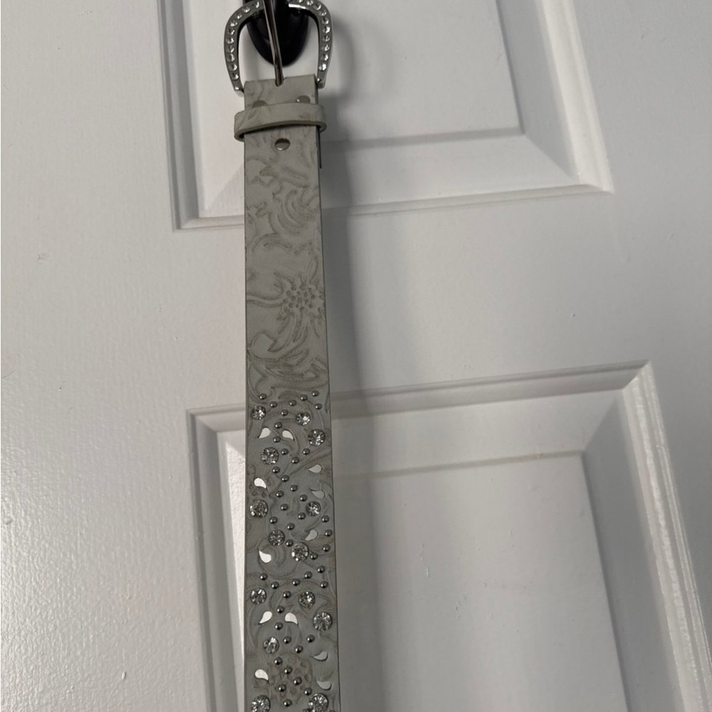 BKE Silver Textured Belt